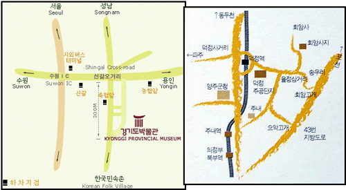 경기도박물관과 회암사터 가는 길 